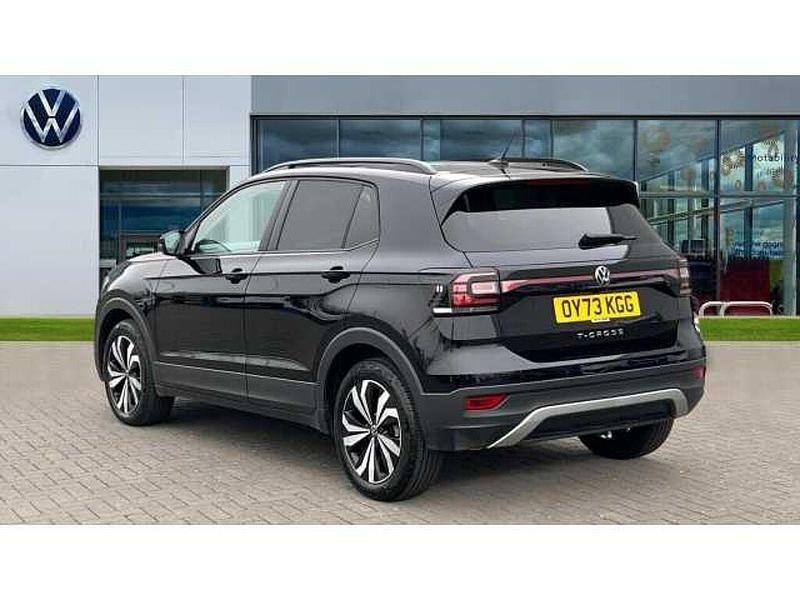 Used VW T-Cross Black Edition 110 HP (80 kW) 2023 Deep black pearl SUV