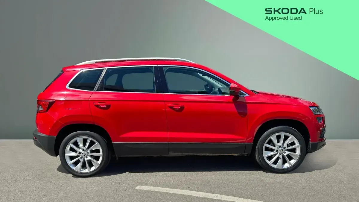 Used Skoda Karoq SE L 150 HP (110 kW) 2018 Red SUV