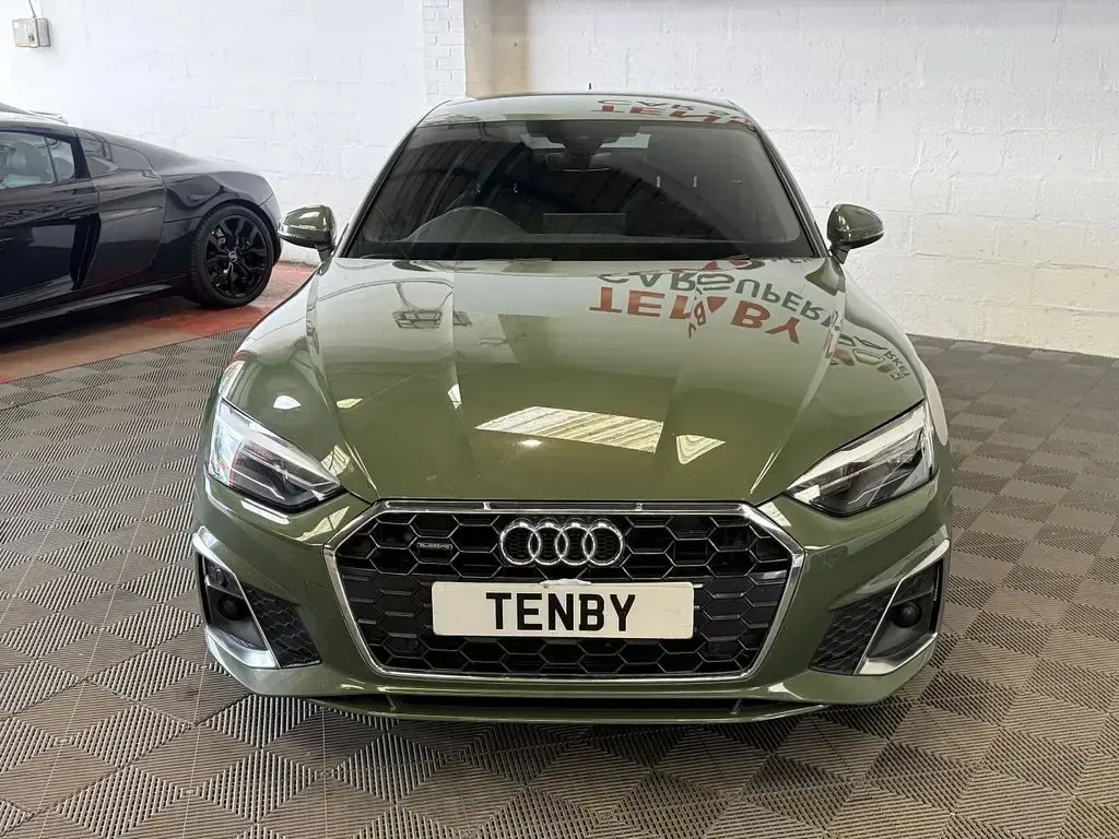 Used Audi A5 Sportback S-Line 204 HP (150 kW) 2023 Green Hatchback