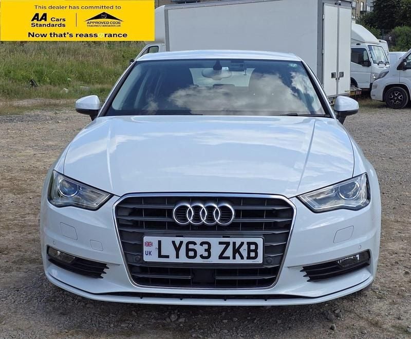 Used Audi A3 S-Line 2014 White Sedan