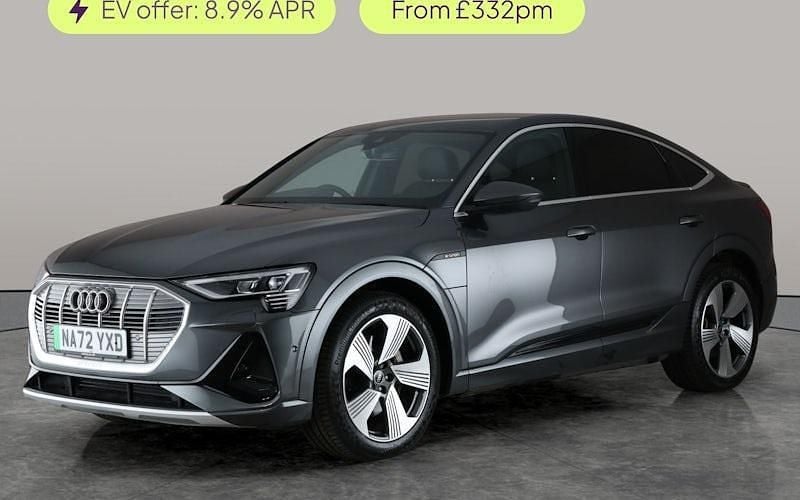 Grey Used 2022 Audi e-tron S-Line SUV | £22,356 (Good price) - Image 1/3