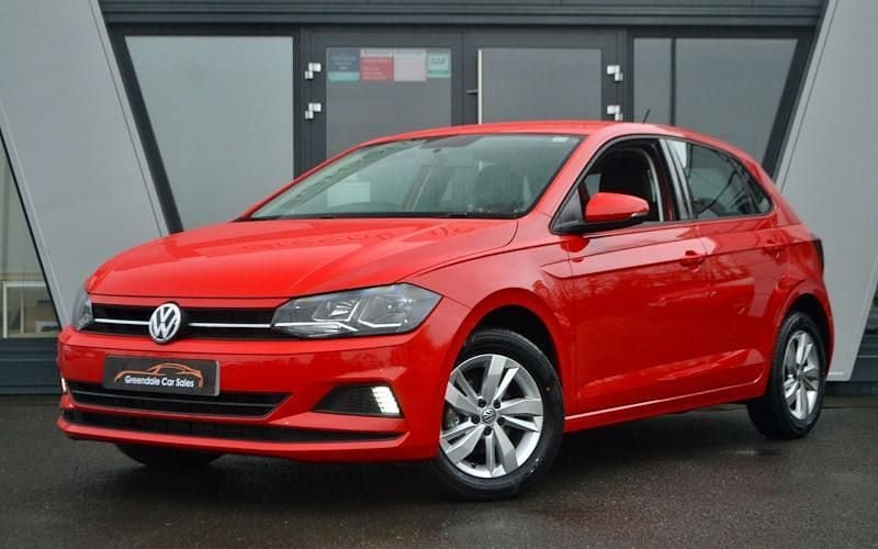 Used VW Polo SE 95 HP (69 kW) 2019 Red Hatchback