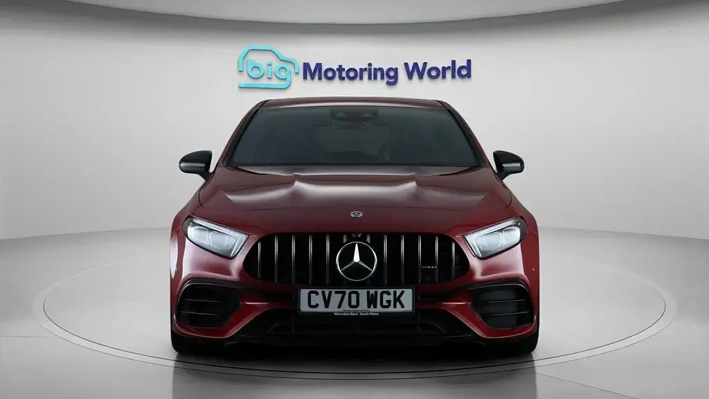 Second-hand Mercedes A45 AMG AMG 421 CP (309 kW) 2021 Roșu Hatchback