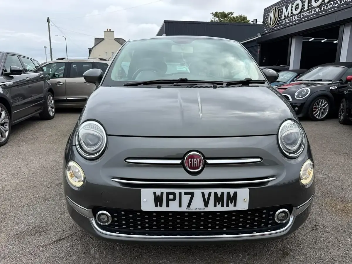 Used Fiat 500 Lounge 69 HP (50 kW) 2017 Grey Hatchback