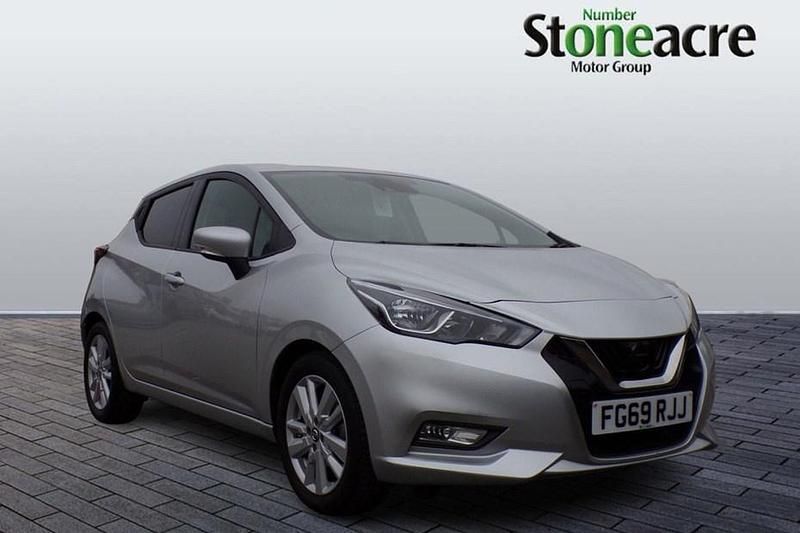 Silver Used 2019 Nissan Micra Acenta Hatchback | £9,995 (Fair price) - Image 1/1