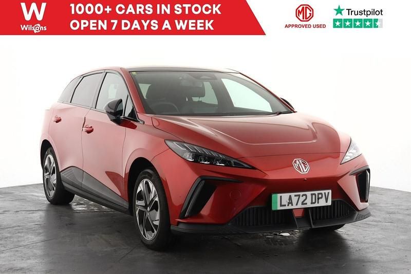 Used MG MG4 EV Trophy 2022 Red Hatchback
