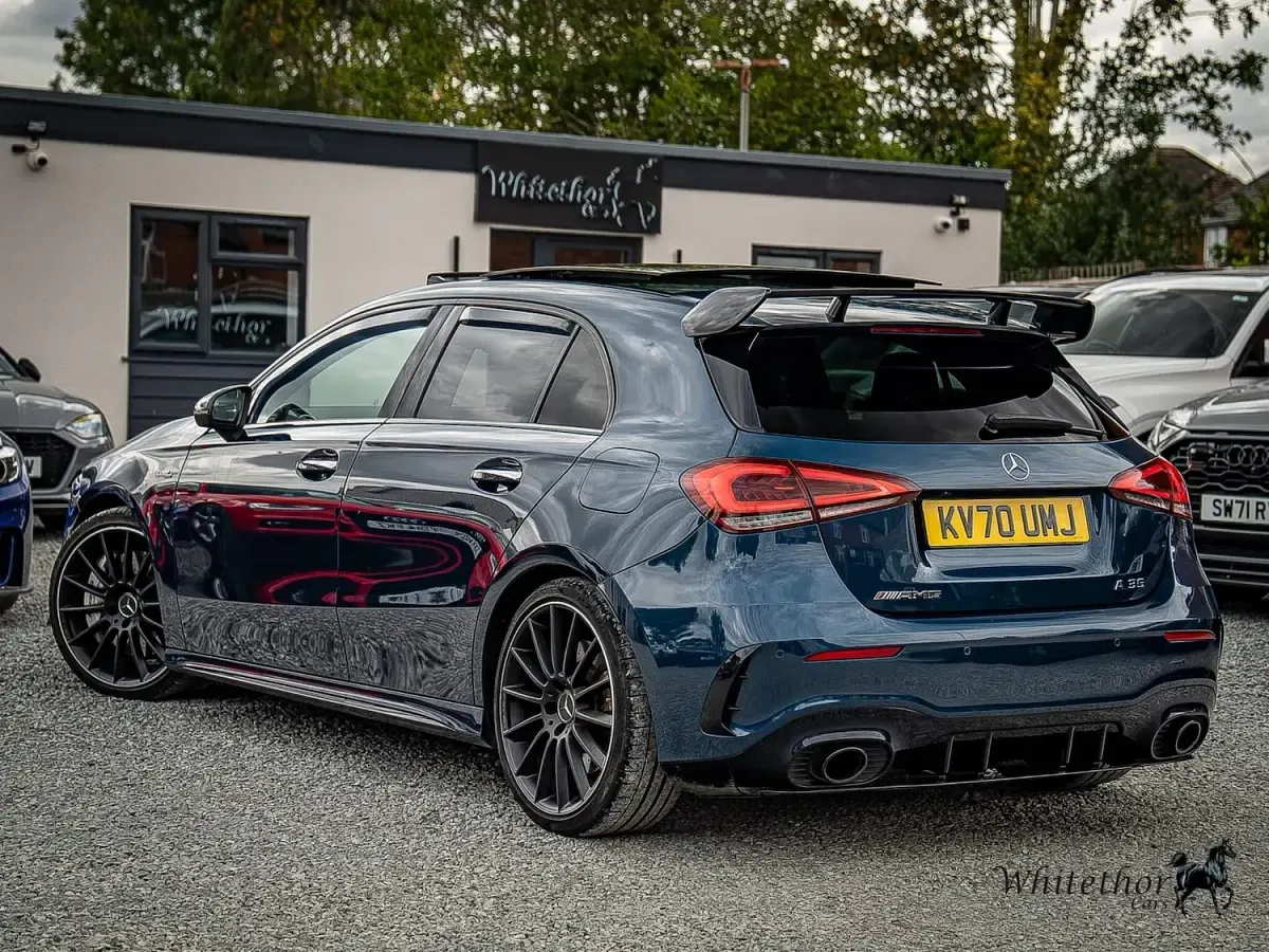 Used Mercedes A35 AMG Premium Plus 2020 Blue Hatchback