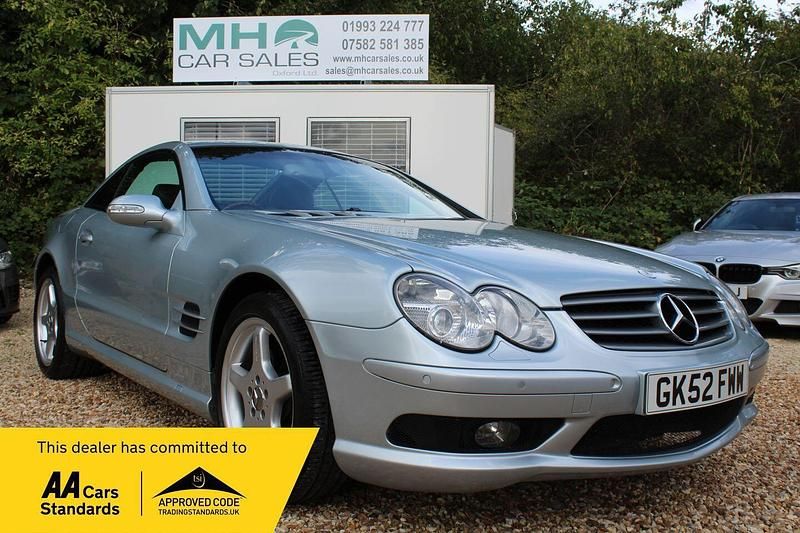 Silver Used 2002 Mercedes SL500 Cabriolet | £8,495 (Fair price) - Image 1/4