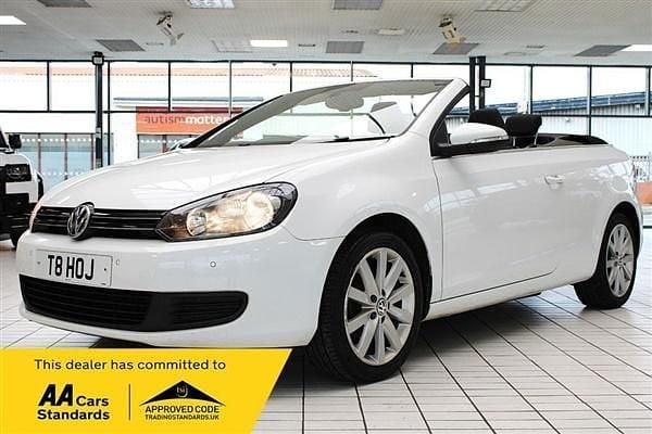 White Used 2014 VW Golf Cabriolet S Cabriolet | £4,765 (Fair price) - Image 1/2