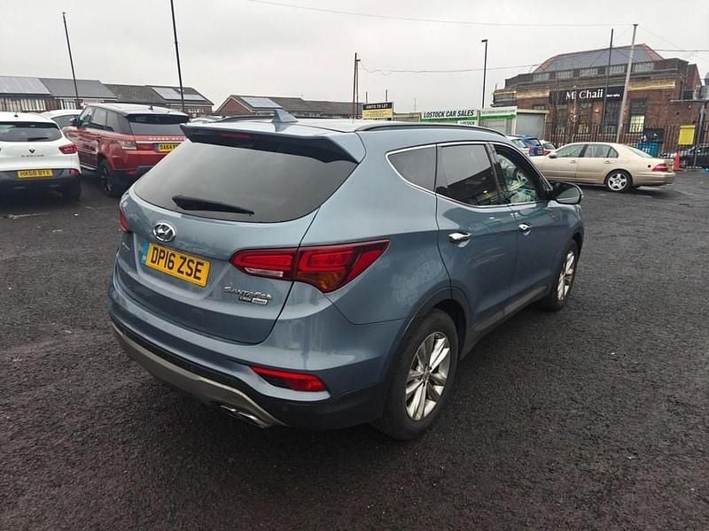 Used Hyundai Santa Fe Premium 2016 Blue SUV