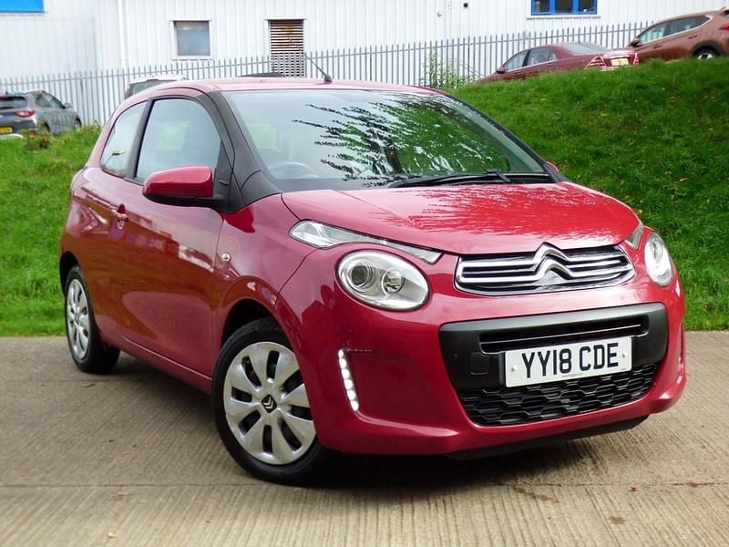 Red Used 2018 Citroën C1 Feel Hatchback | £4,995 (Good price) - Image 1/3