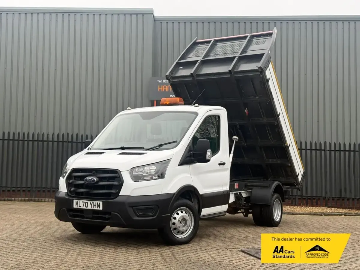 Second-hand Ford Transit S 130 CP (95 kW) 2020 Alb Cabrio