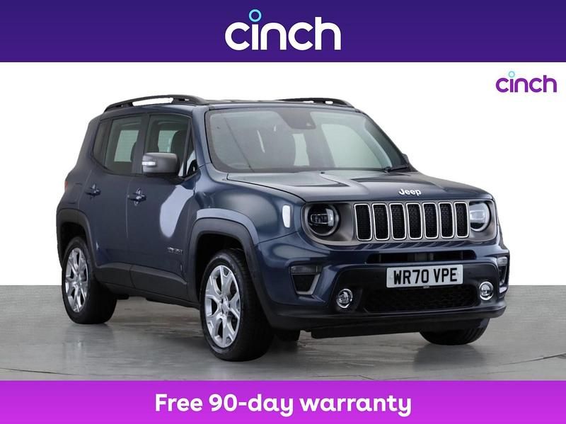 Blue Used 2020 Jeep Renegade Limited SUV | £14,449 (Good price) - Image 1/3