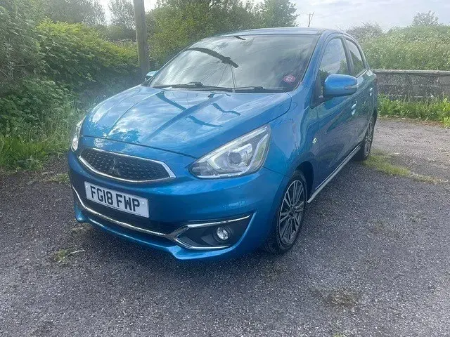 Used Mitsubishi Mirage 78 HP (57 kW) 2018 Blue Hatchback