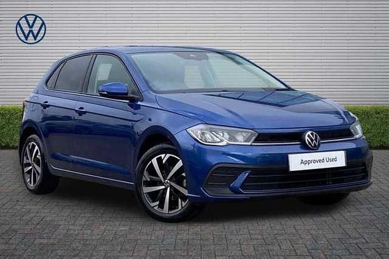 Used VW Polo Match 95 HP (69 kW) 2024 Blue Hatchback