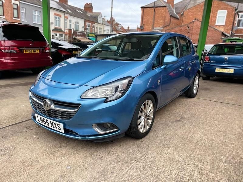 Used Vauxhall Corsa 90 HP (66 kW) 2015 Blue Hatchback