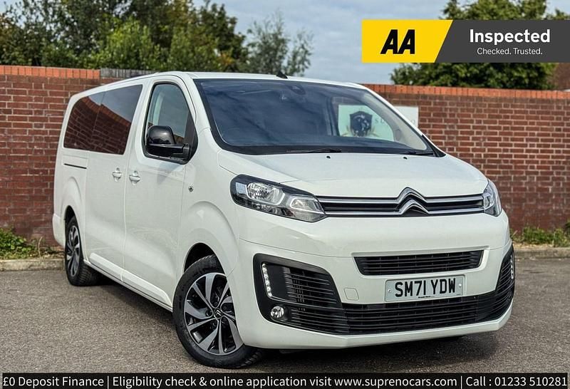 White Used 2021 Citroën Spacetourer Flair Van | £31,499 (Expensive) - Image 1/3