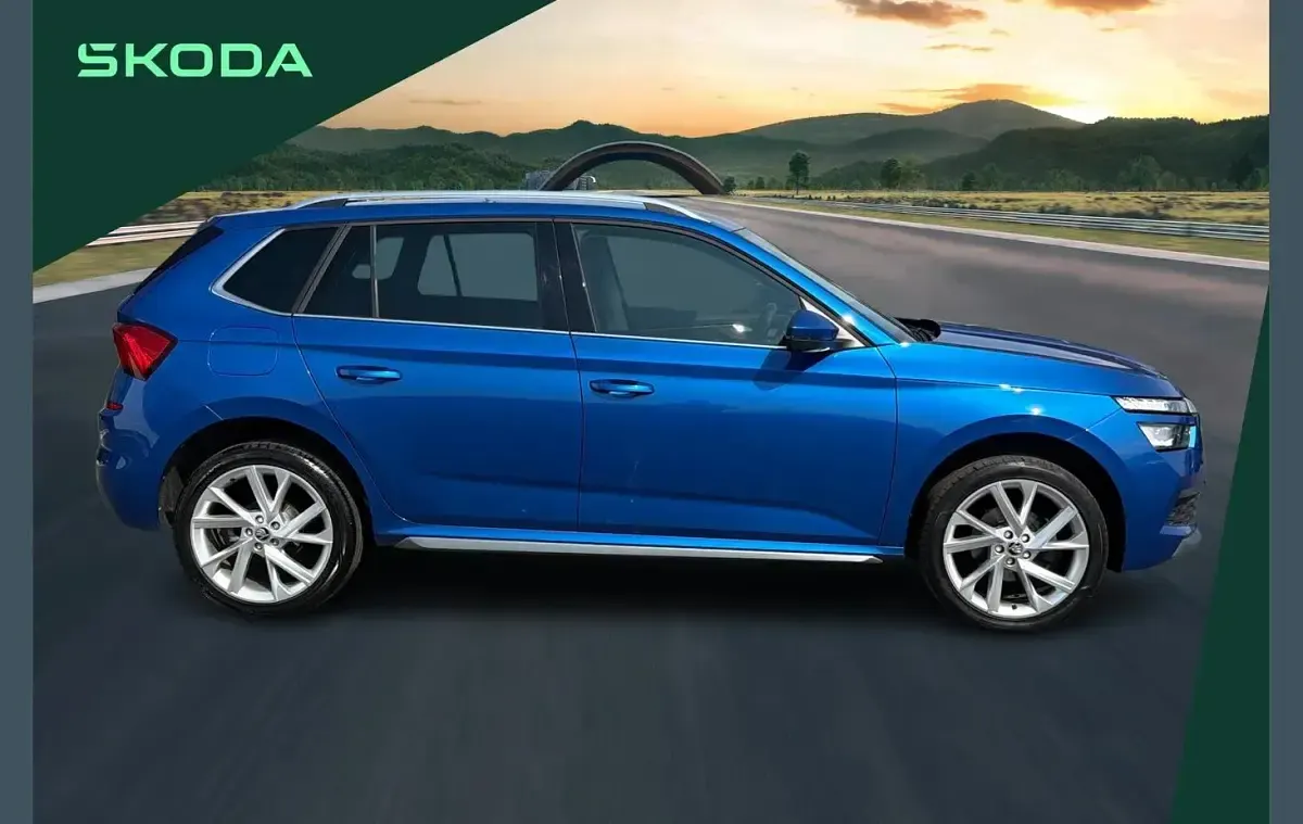 Used Skoda Kamiq SE L Executive 115 HP (84 kW) 2023 Blue SUV