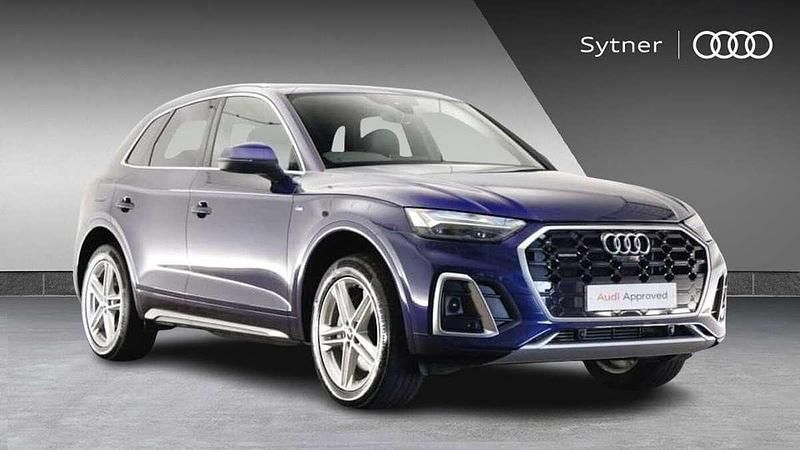 Blue Used 2023 Audi Q5 S-Line SUV | £36,000 (Fair price) - Image 1/4