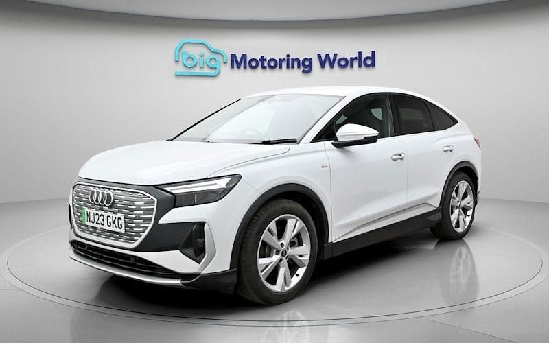 Used Audi Q4 Sportback e-tron S-Line 150 kW (204 HP) 2023 White SUV