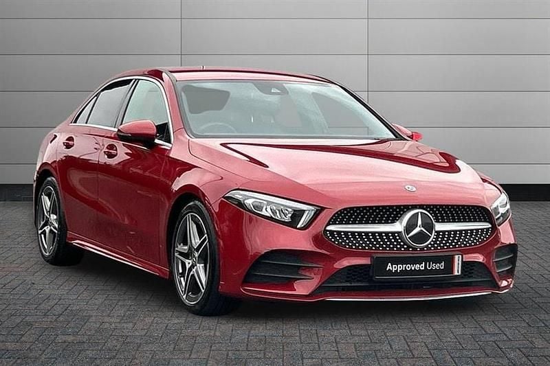 Patagonia red Used 2021 Mercedes A220 AMG line Sedan | £17,395 (Fair price) - Image 1/4