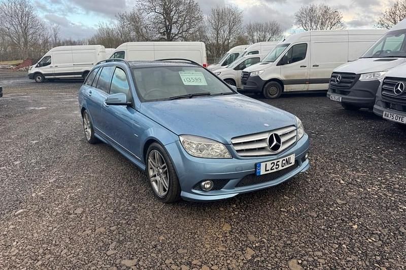 Begagnad Mercedes C220 2011 Blå Kombi