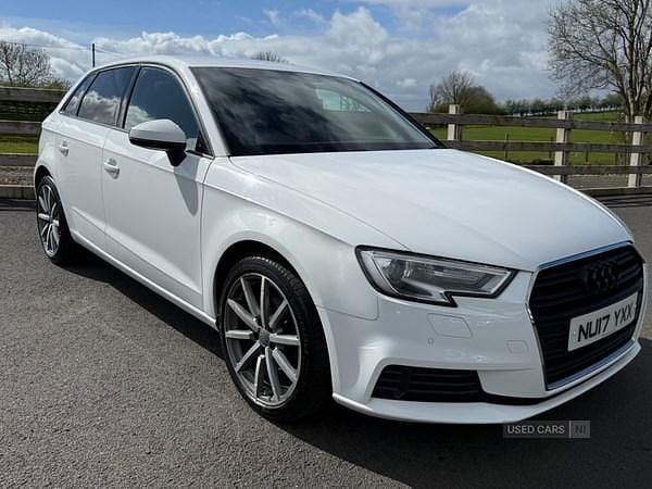Used Audi A3 S-Line 2017 White Hatchback