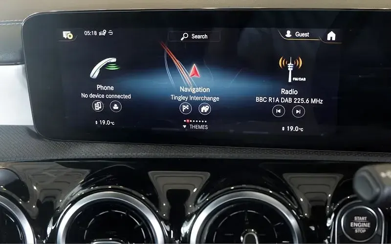 Used Mercedes CLA180 AMG line 136 HP (100 kW) 2022 Black Coupe