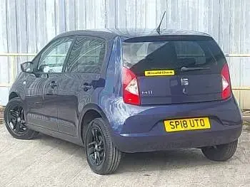 Used Seat Mii Design 60 HP (44 kW) 2018 Blue Hatchback