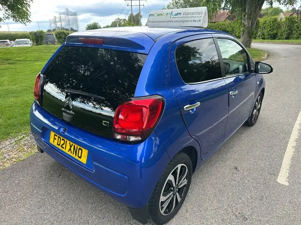 Używany Citroën C1 Shine 72 KM (52 kW) 2021 Niebieski Hatchback