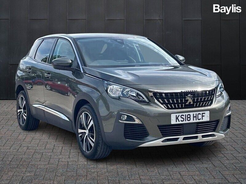 Grey Used 2018 Peugeot 3008 Allure Hatchback | £13,789 (Fair price) - Image 1/3