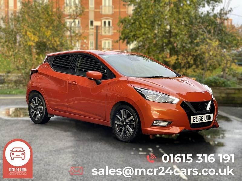 Used Nissan Micra N-Connecta 2018 Orange Hatchback
