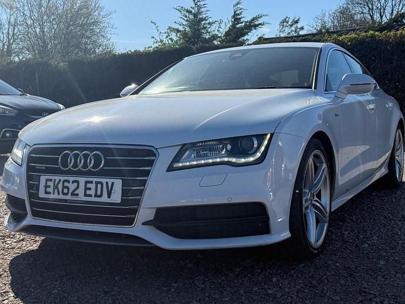 Used Audi A7 Sportback S-Line 204 HP (150 kW) 2012 White Hatchback