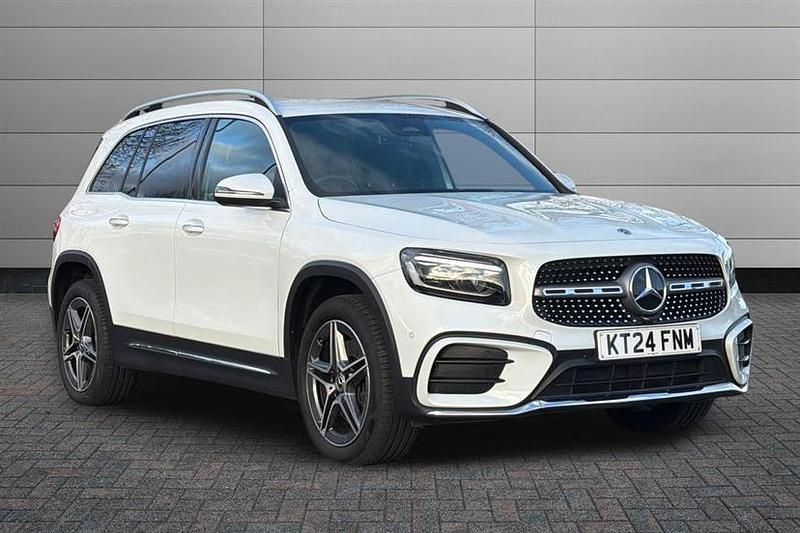 Digital white metallic Used 2024 Mercedes GLB220 AMG Line Premium SUV | £32,495 (Good price) - Image 1/4