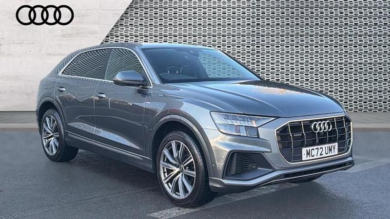 Grey Used 2023 Audi Q8 S-Line SUV | £38,495 (Super price) - Image 1/4