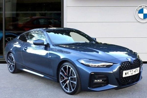 Blue Used 2022 BMW 420 M Sport Coupe | £31,950 (Fair price) - Image 1/4