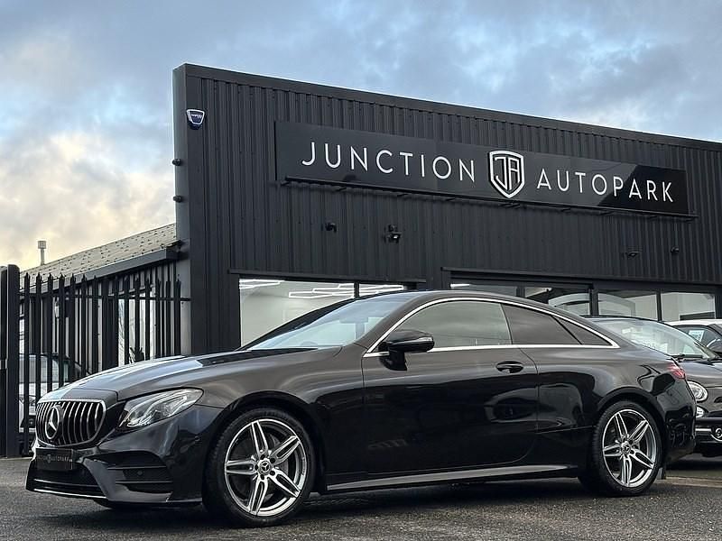 Used Mercedes E220 AMG line 194 HP (142 kW) 2019 Black Coupe