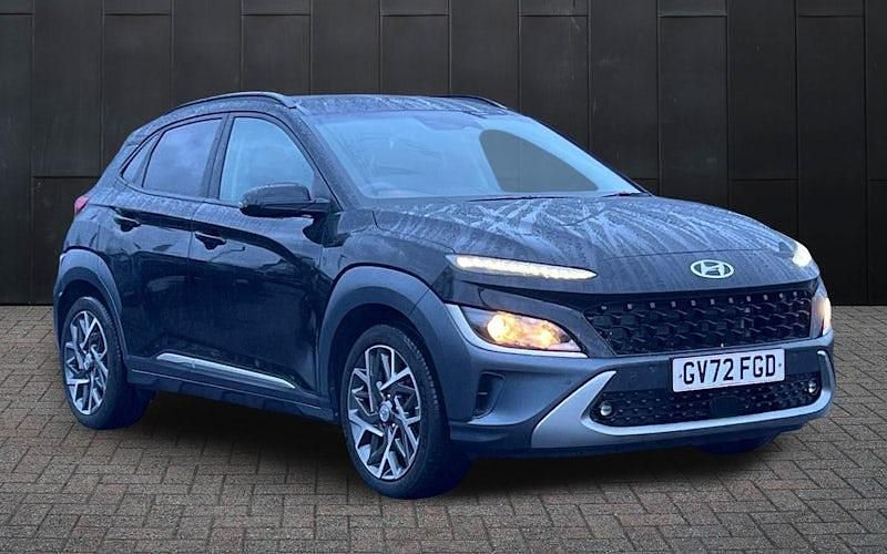 Black Used 2022 Hyundai Kona Premium SUV | £17,995 (Fair price) - Image 1/3