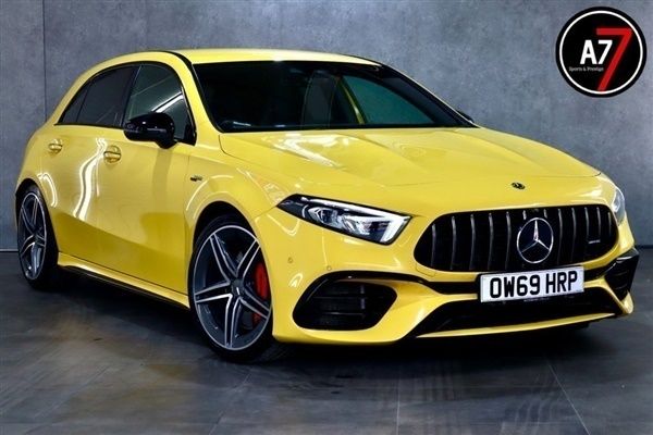 Yellow Used 2020 Mercedes A45 AMG AMG Hatchback | £29,990 (Super price) - Image 1/1