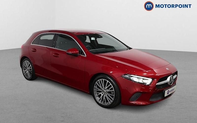 Red Used 2021 Mercedes A180 Executive Hatchback | £19,299 (Fair price) - Image 1/4