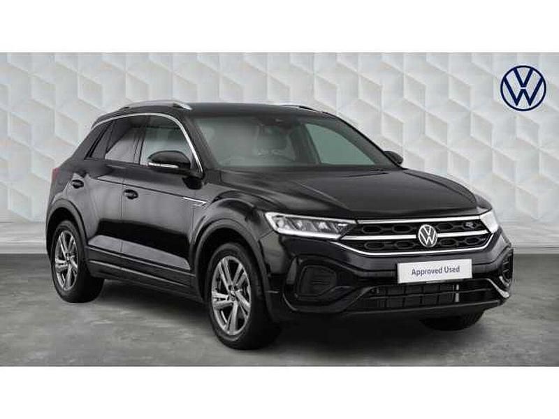 Black Used 2025 VW T-Roc R-line SUV | £27,620 (Fair price) - Image 1/4
