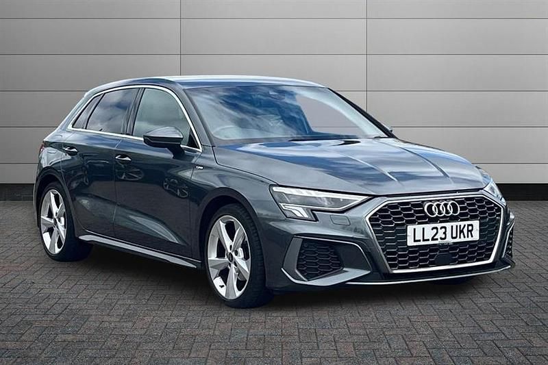 Used Audi A3 S-Line 150 HP (110 kW) 2023 Grey Sedan