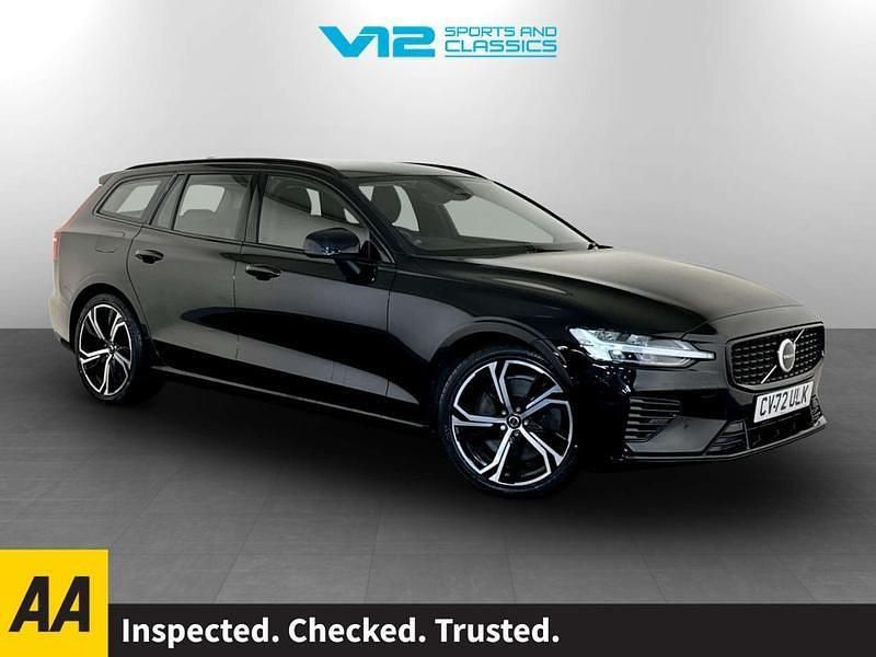 Black Used 2022 Volvo V60 Plus Estate | £16,995 (Good price) - Image 1/2