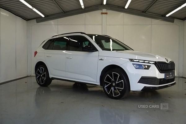 Used Skoda Kamiq Monte Carlo 150 HP (110 kW) 2021 White SUV