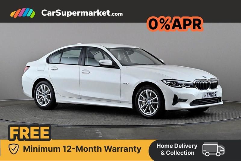 White Used 2022 BMW 330e Sedan | £21,997 - Image 1/4