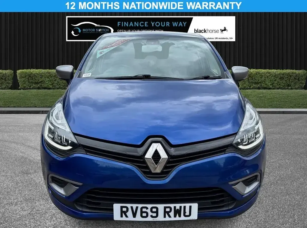 Used Renault Clio GT-Line 90 HP (66 kW) 2019 Blue Hatchback