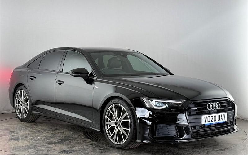 Used Audi A6 Black Edition 245 HP (180 kW) 2020 Black Sedan