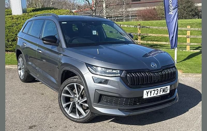 Used Skoda Kodiaq SportLine 196 HP (144 kW) 2023 Graphite grey metallic SUV