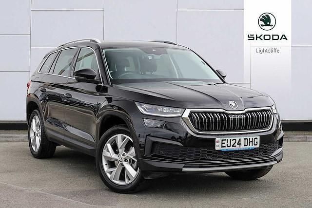 Black magic pearl effect Used 2024 Skoda Kodiaq SE L Executive SUV | £29,190 (Good price) - Image 1/4
