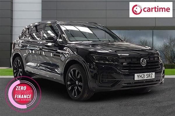 Black Used 2021 VW Touareg Black Edition SUV | £38,594 - Image 1/4